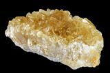 Lustrous Yellow Calcite Crystal Cluster - Fluorescent! #142369-1